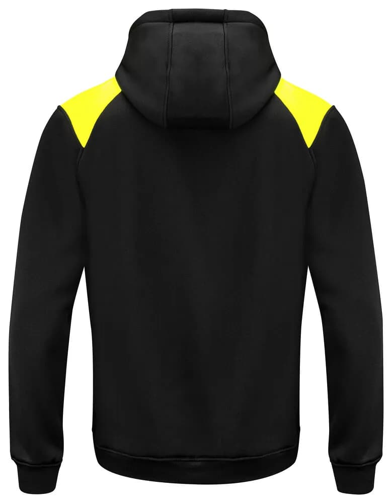 2133 KAPUZENJACKE - Schwarz/Gelb