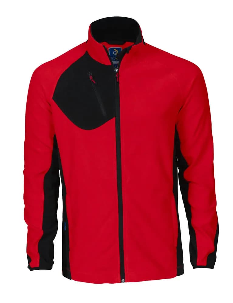 2325 MICROFLEECE JACKE - Rot