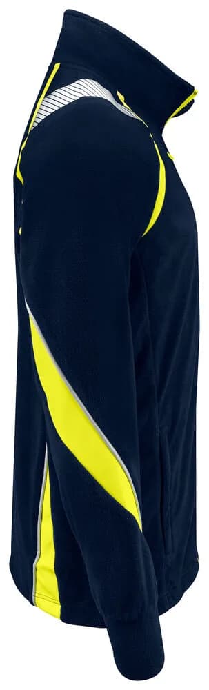 2328 MICROFLEECE-JACKE - Gelb/Marine