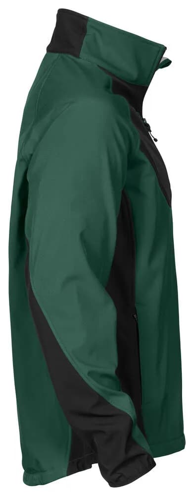 2422 SOFTSHELL JACKE - Waldgrün