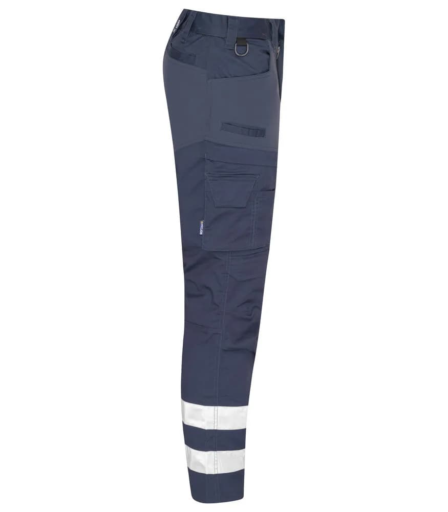 2509 STRETCH ARBEITSHOSE, REFLEKTOREN - Marine