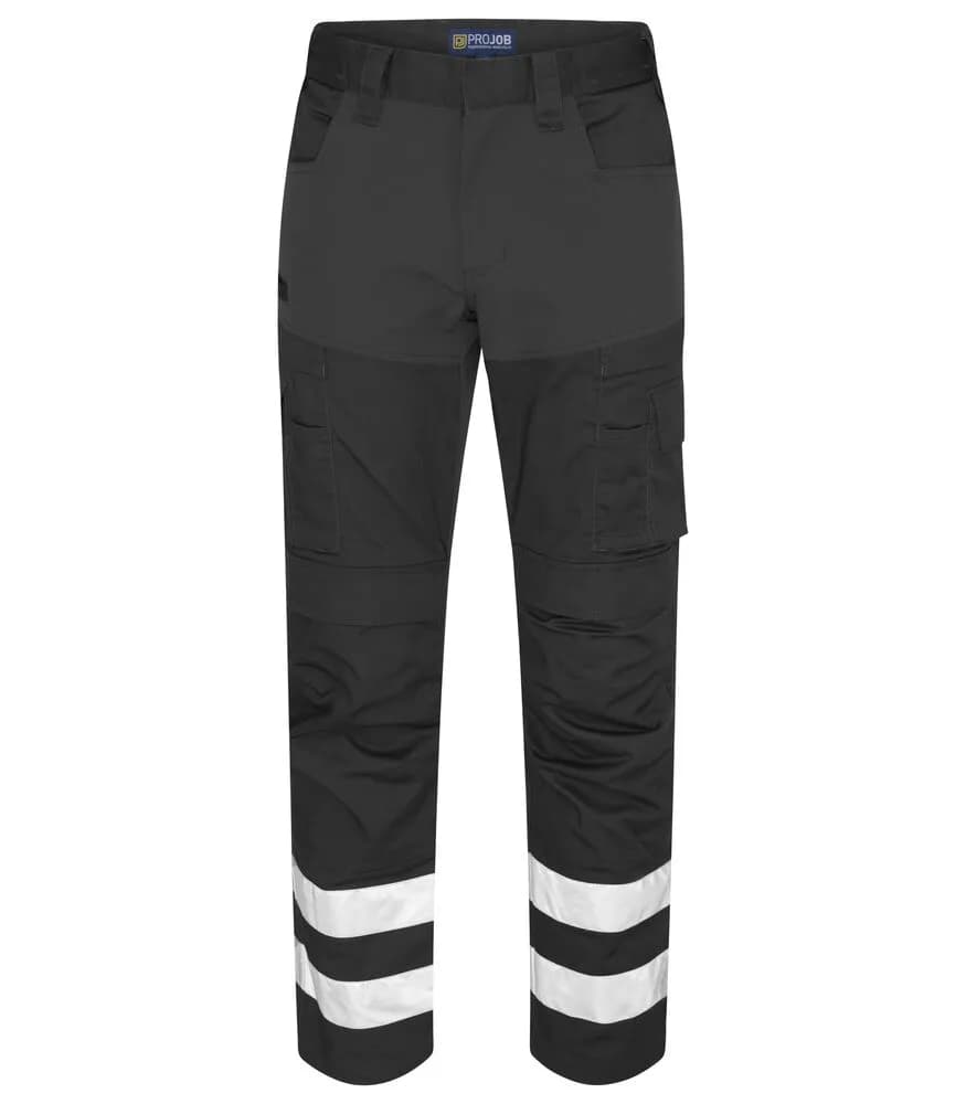 2509 STRETCH ARBEITSHOSE, REFLEKTOREN - Schwarz