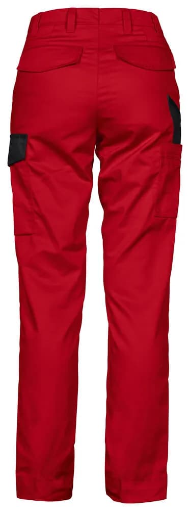 2519 DAMEN ARBEITSHOSE - Rot