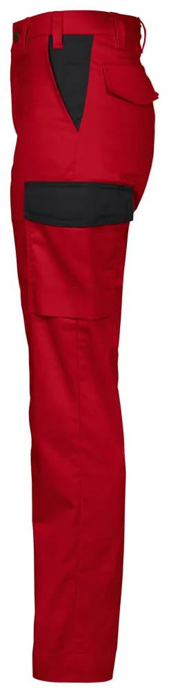 2519 DAMEN ARBEITSHOSE - Rot