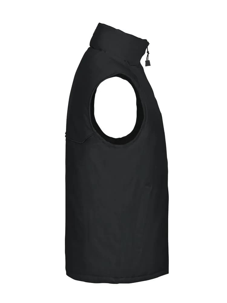 2718 GEFÜTTERTE WESTE - Schwarz