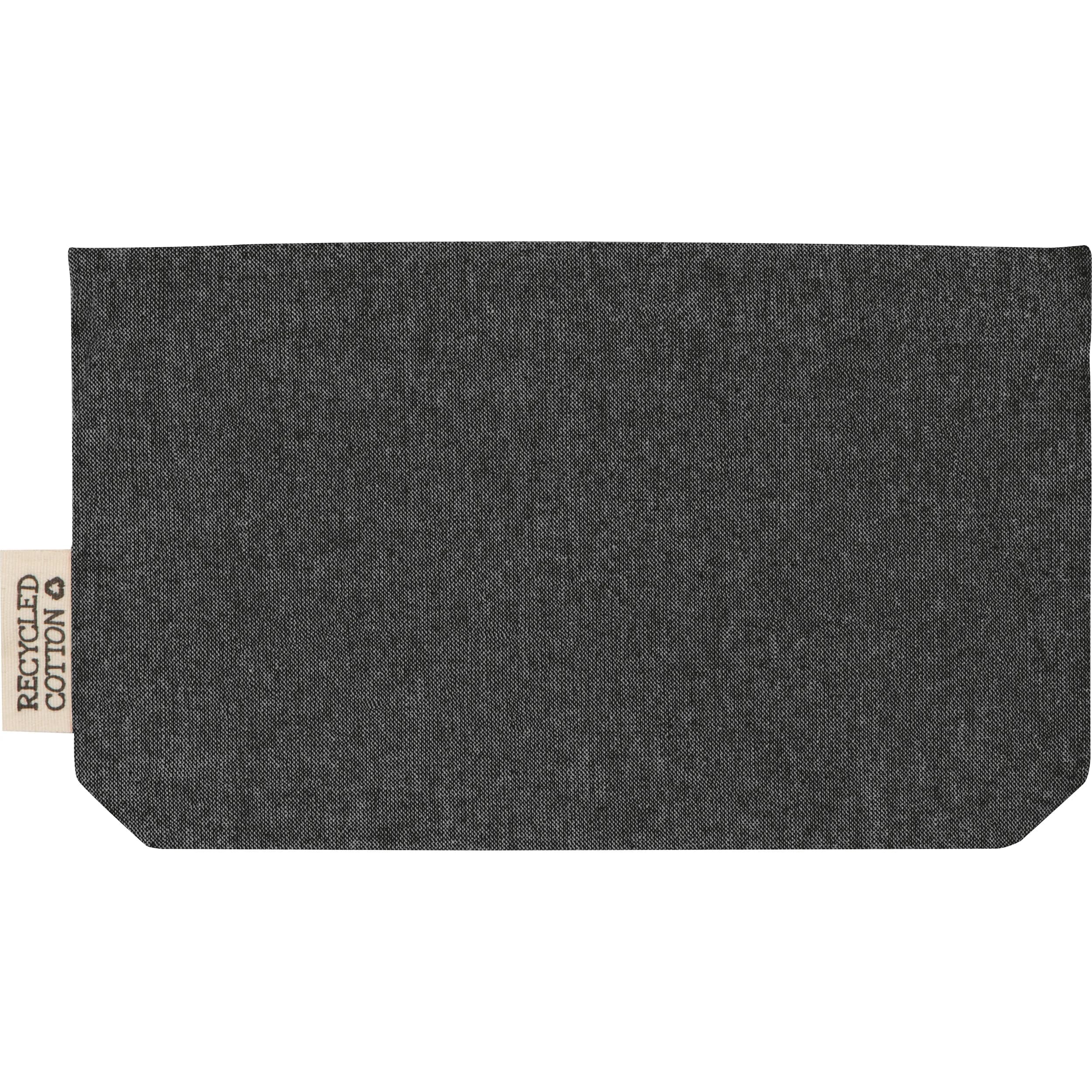 Baumwolletui mit Reißverschluss HARRY - schwarz