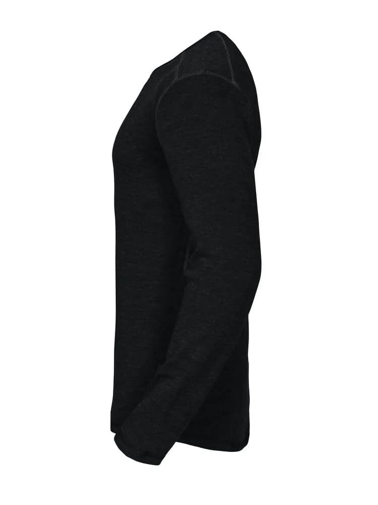 3106 MERINO UNTERHEMD - Schwarz