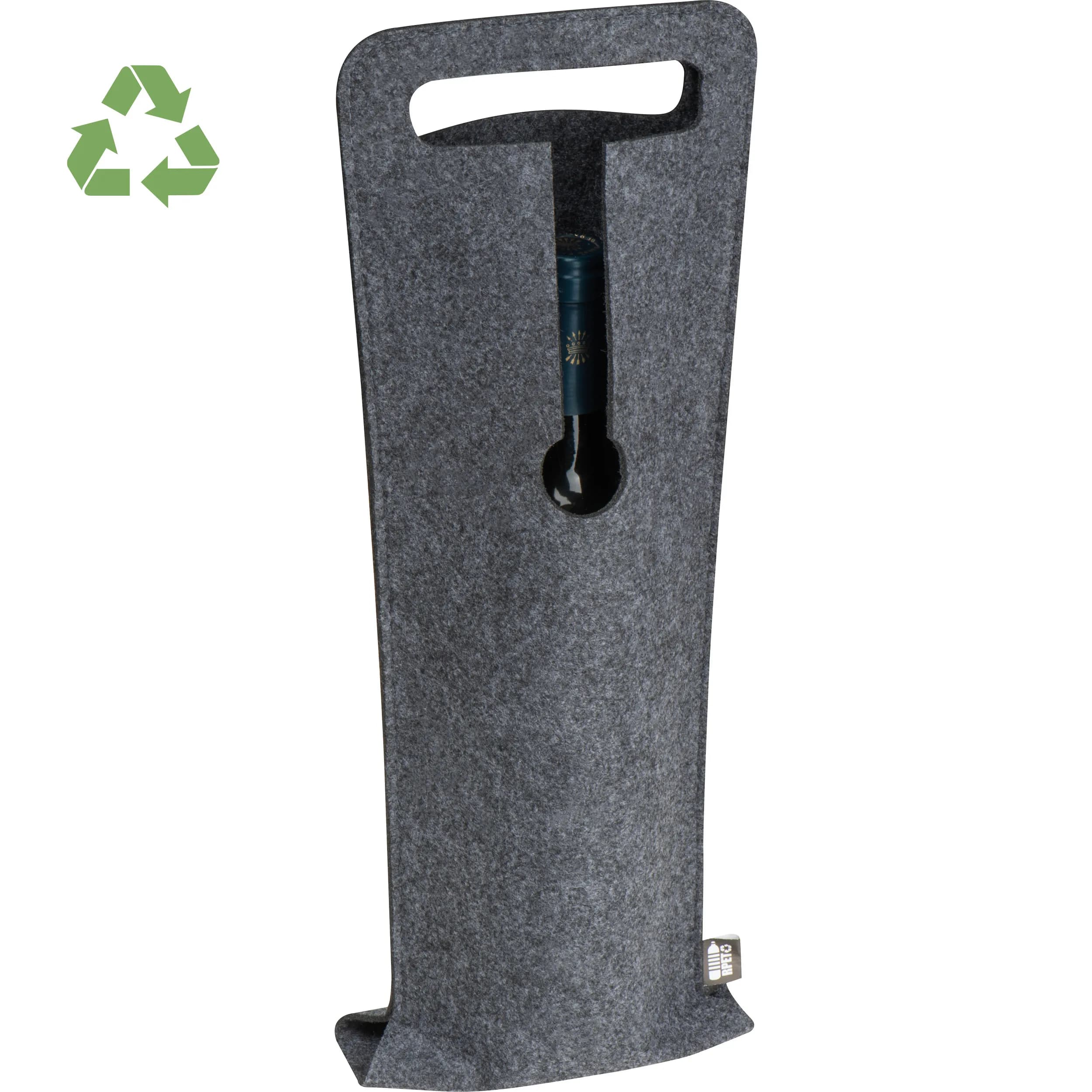 Filztasche für Flaschen  LUCIE - anthrazit