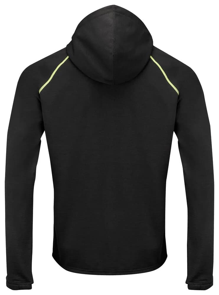 3314 KAPUZENJACKE FUNKTIONAL - Schwarz/Gelb