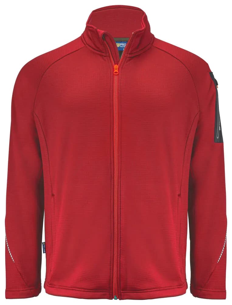 3319 MICROFLEECE-JACKE - Rot