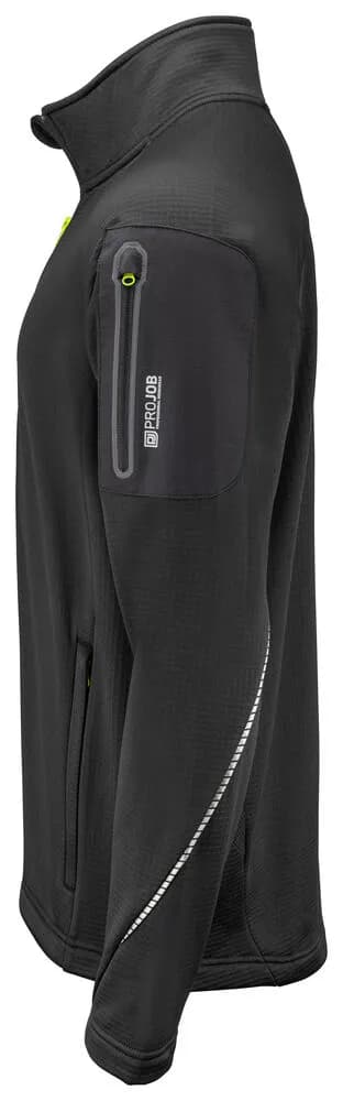 3319 MICROFLEECE-JACKE - Schwarz