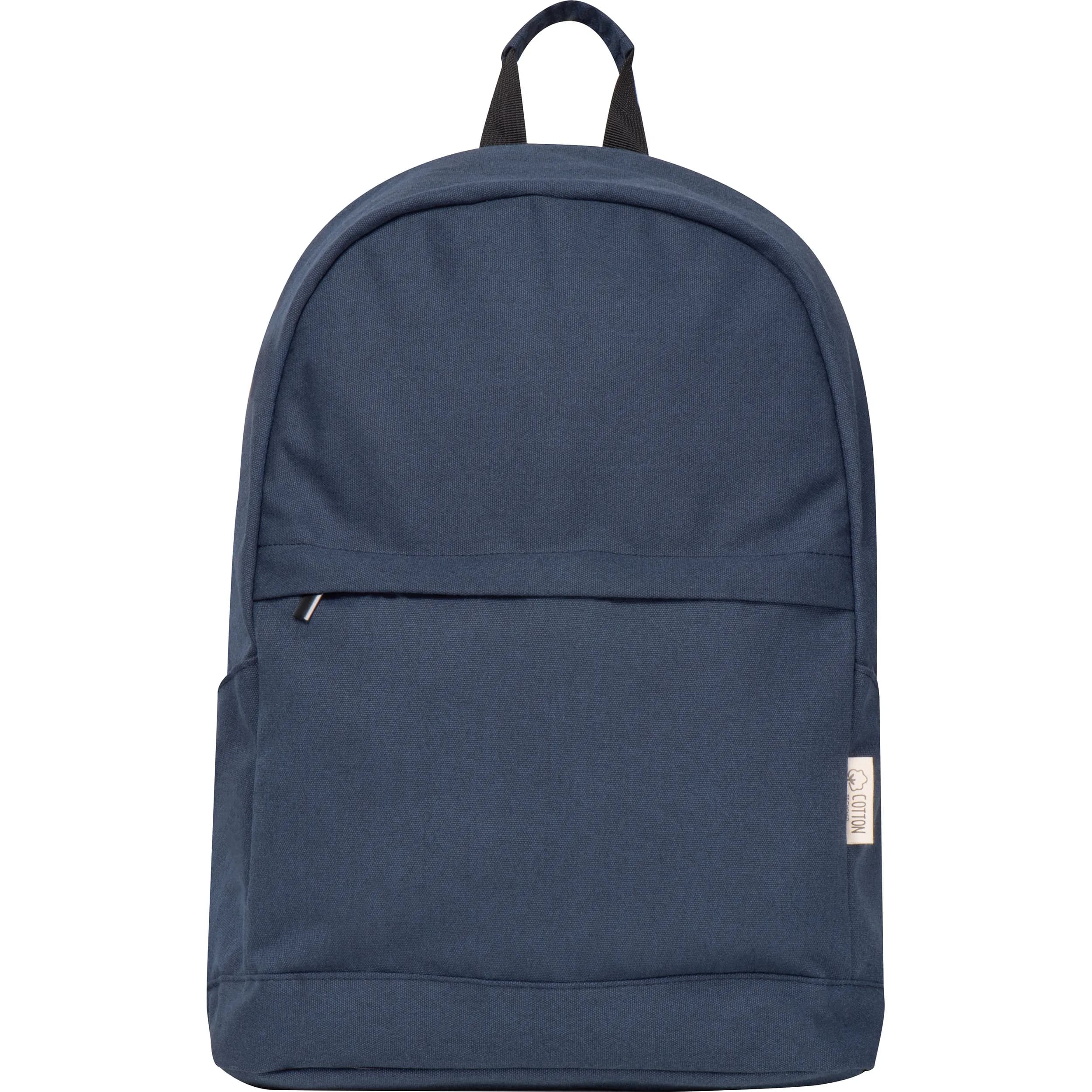 Rucksack aus recycelter Baumwolle DANUTA - dunkelblau