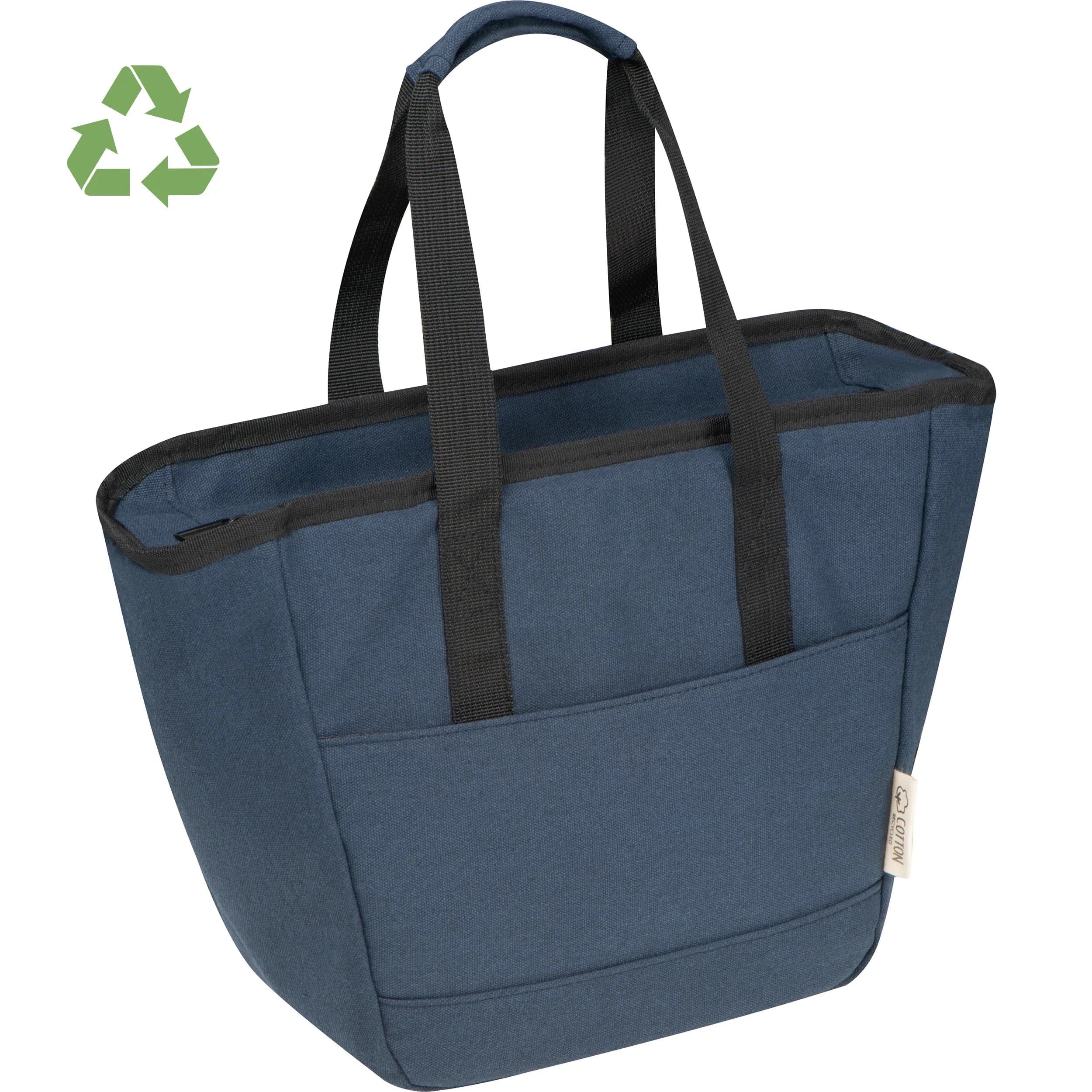 Kühltasche aus recycelter Baumwolle JAGODA - dunkelblau
