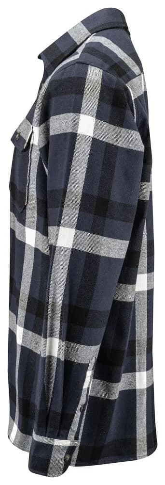 5212 FLANELLHEMD - Marine/Kariert