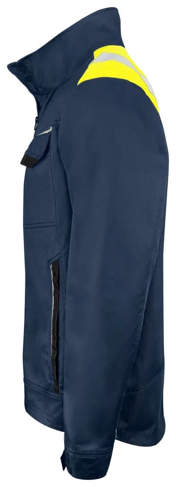 5427 JACKE - Gelb/Marine