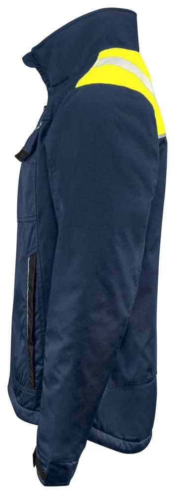5428 GEFÜTTERTE JACKE - Gelb/Marine