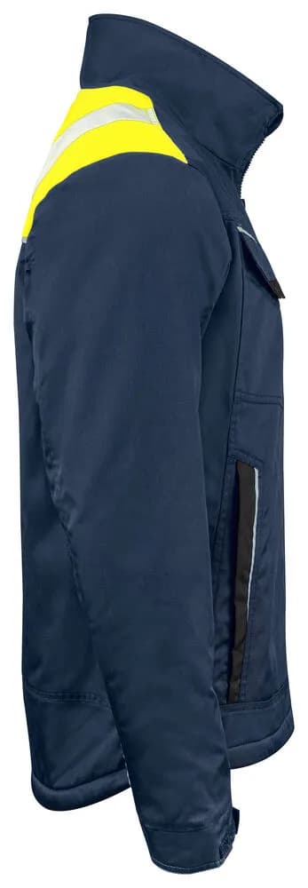 5428 GEFÜTTERTE JACKE - Gelb/Marine