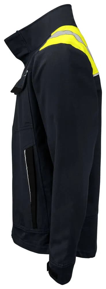 5437 JACKE 100% BAUMWOLLE - Gelb/Schwarz