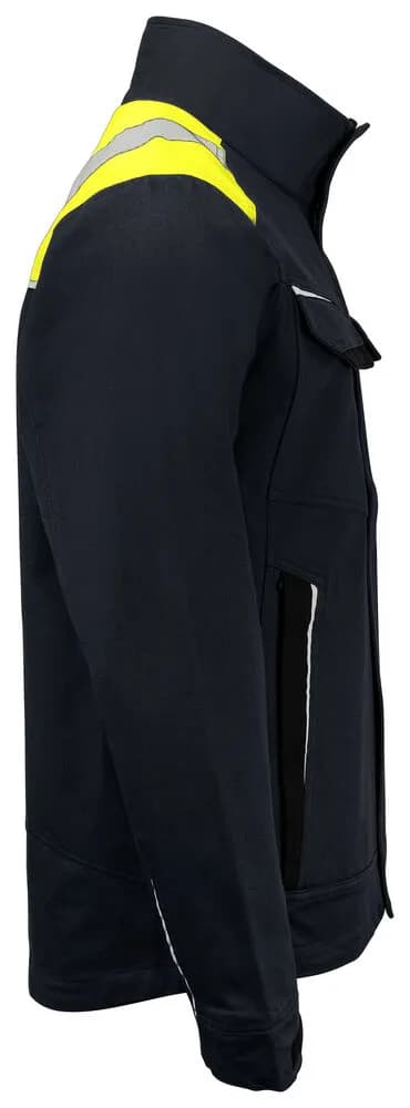 5437 JACKE 100% BAUMWOLLE - Gelb/Schwarz