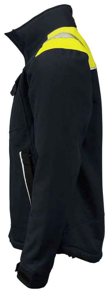 5438 GEFÜTTERTE JACKE 100% BAUMWOLLE - Gelb/Schwarz