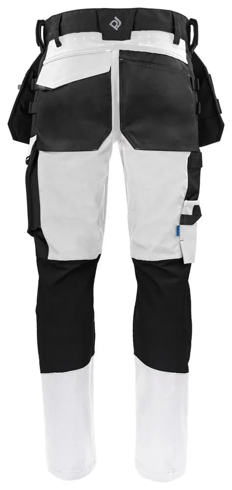 5551 BUNDFALTENHOSE STRETCH - Weiß