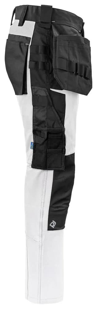 5551 BUNDFALTENHOSE STRETCH - Weiß