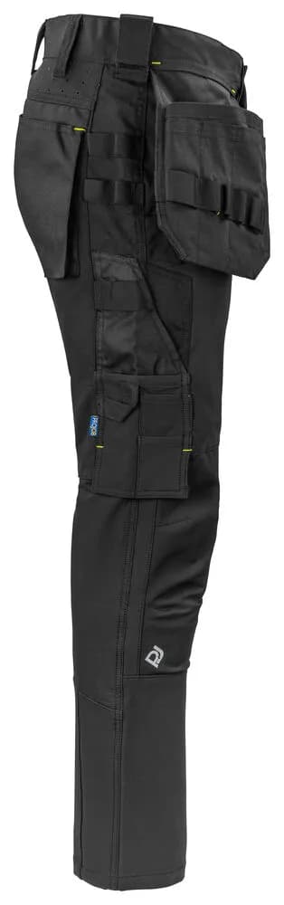 5551 BUNDFALTENHOSE STRETCH - Schwarz