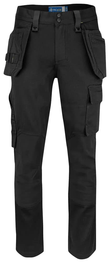 5560 BUNDFALTENHOSE STRETCH-BAUMWOLLE - Schwarz