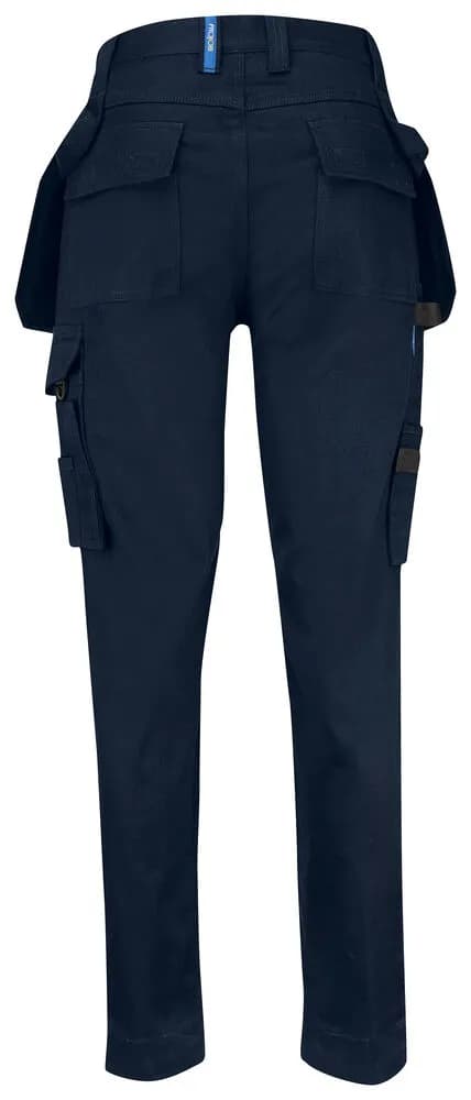 5563 DAMEN BUNDFALTENHOSE BAUMWOLLE DAMEN - Marine