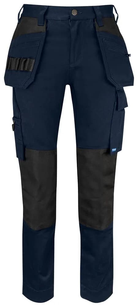 5563 DAMEN BUNDFALTENHOSE BAUMWOLLE DAMEN - Marine