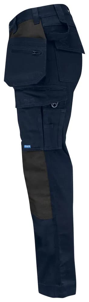 5563 DAMEN BUNDFALTENHOSE BAUMWOLLE DAMEN - Marine