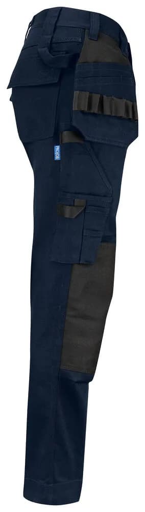 5563 DAMEN BUNDFALTENHOSE BAUMWOLLE DAMEN - Marine