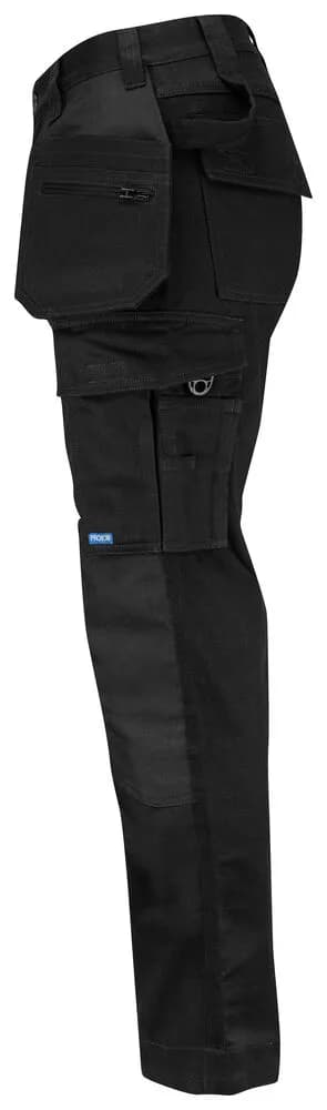 5563 DAMEN BUNDFALTENHOSE BAUMWOLLE DAMEN - Schwarz
