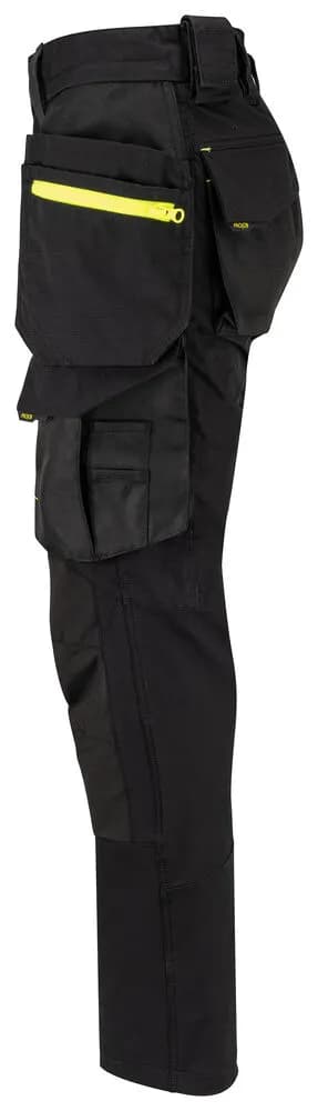 5564 BUNDFALTENHOSE STRETCH DAMEN - Schwarz