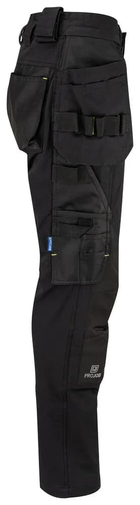 5564 BUNDFALTENHOSE STRETCH DAMEN - Schwarz