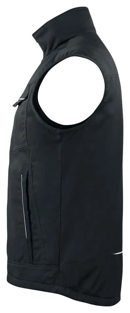 5704 GEFÜTTERTE WESTE - Schwarz