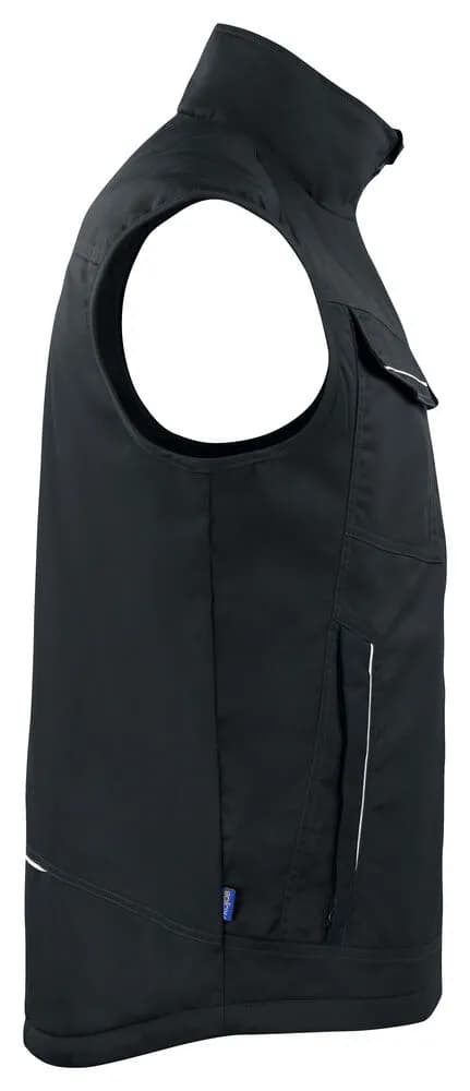 5704 GEFÜTTERTE WESTE - Schwarz