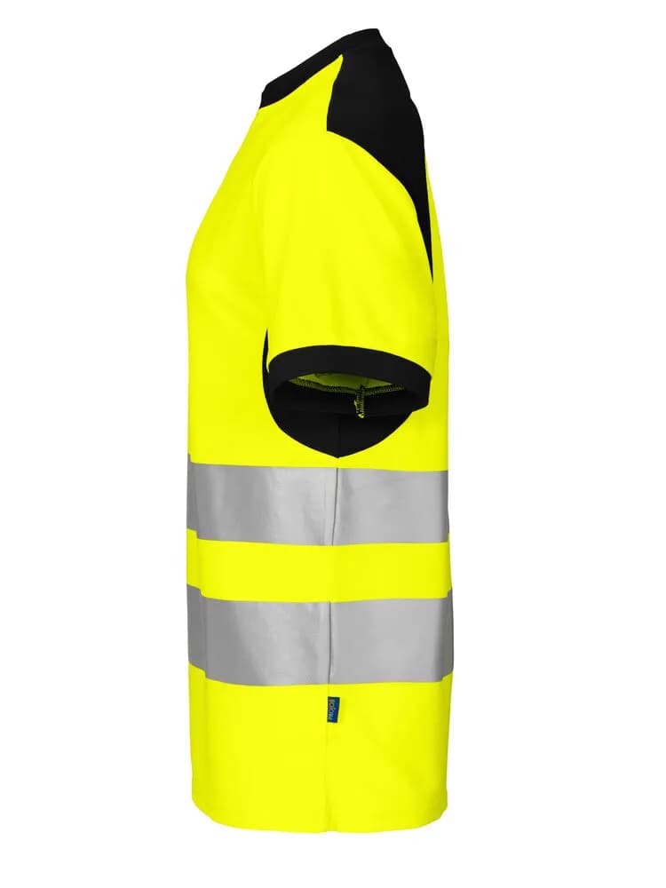 6009 T-SHIRT EN ISO 20471 KLASSE 2 - Gelb/Schwarz