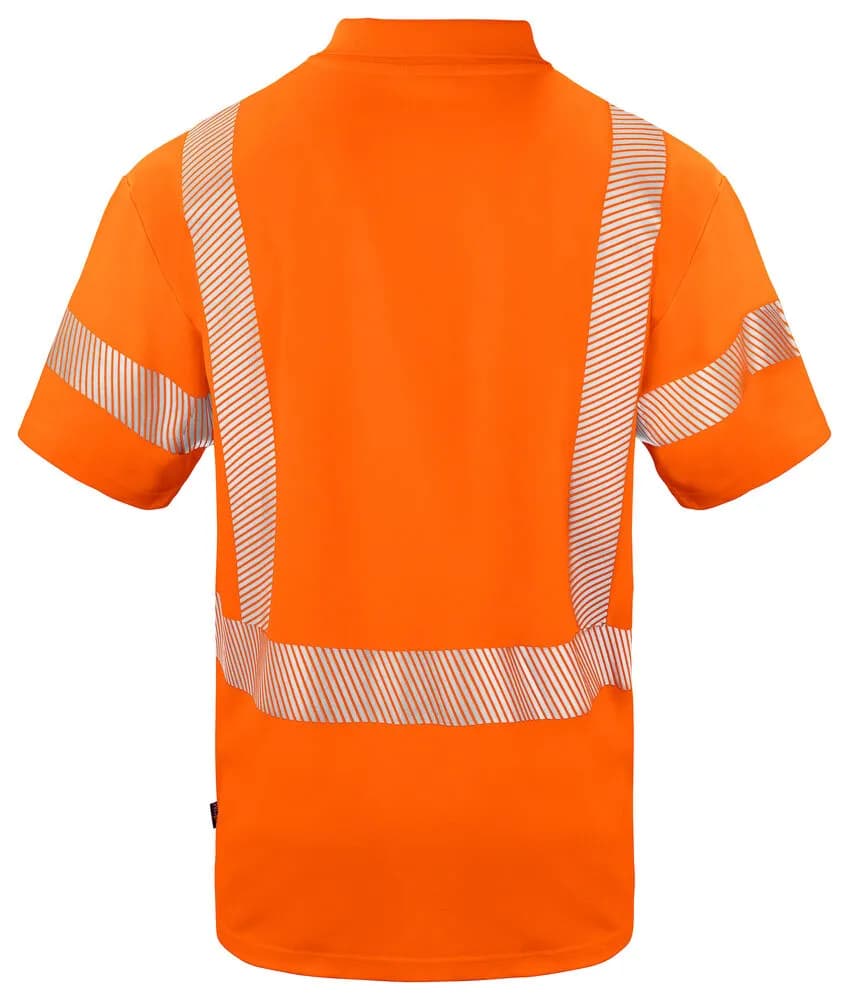 6015 POLO PIQUE EN ISO 20471 KLASSE 3/2 - Orange