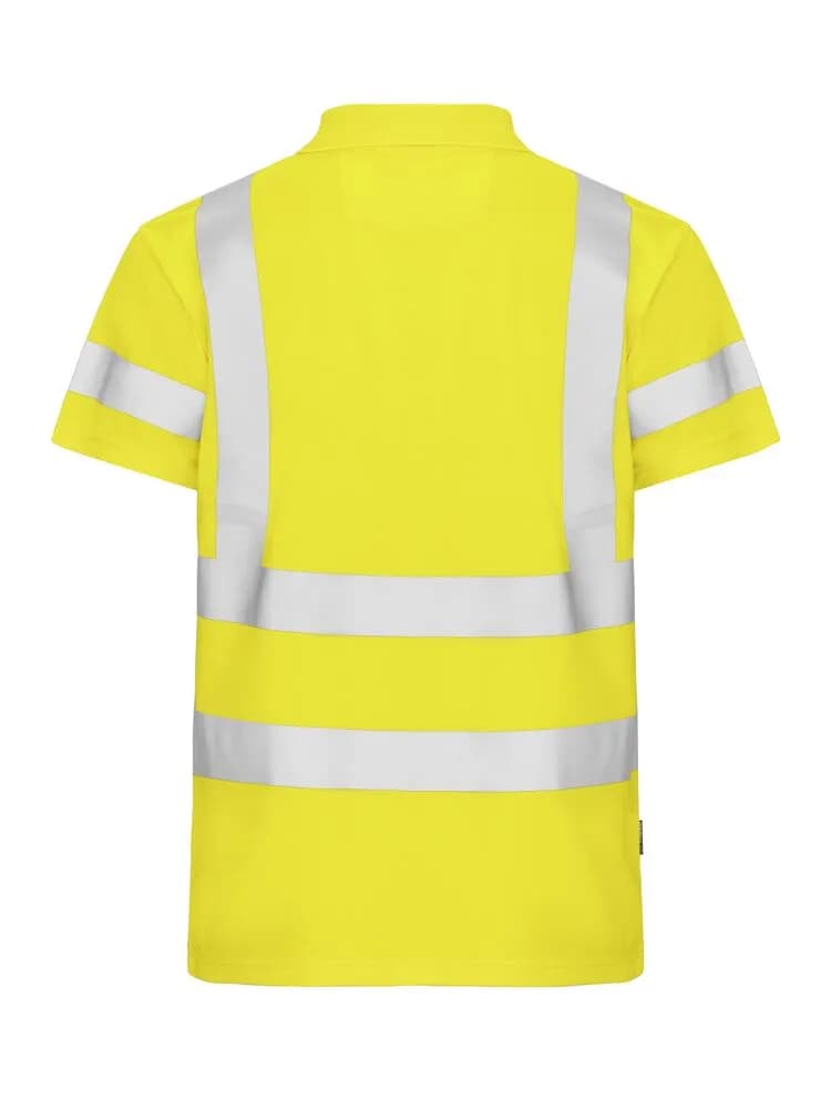 6040 POLO PIQUÉ EN ISO 20471 KLASSE 2/3 - Gelb