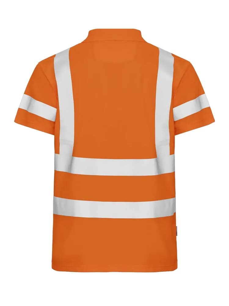 6040 POLO PIQUÉ EN ISO 20471 KLASSE 2/3 - Orange