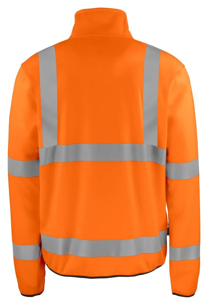 6105 LEICHTE SOFTSHELL JACKE EN ISO 20471 KLASSE 3 - Orange/Schwarz