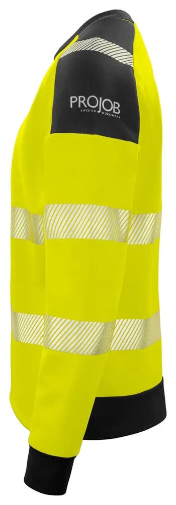 6108 SWEATSHIRT EN ISO 20471 KLASSE 3/2 - Gelb/Schwarz