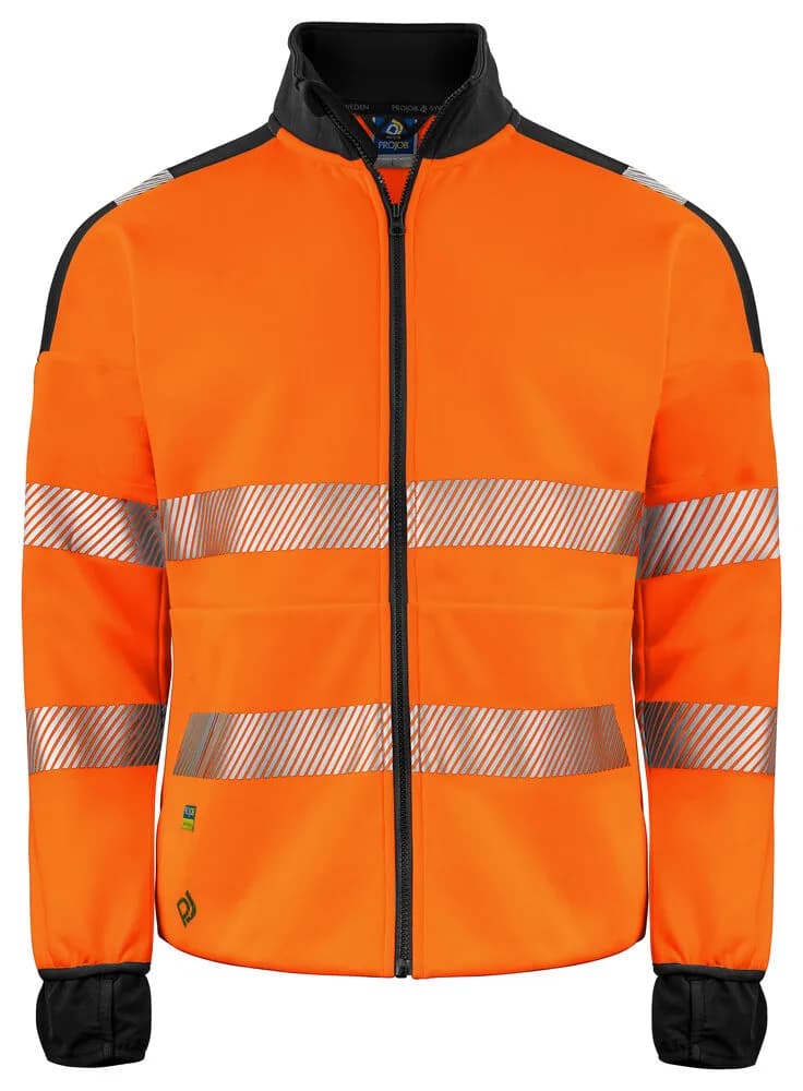 6109 SWEATSHIRT EN ISO 20471 KLASSE 3/2 - Orange/Schwarz