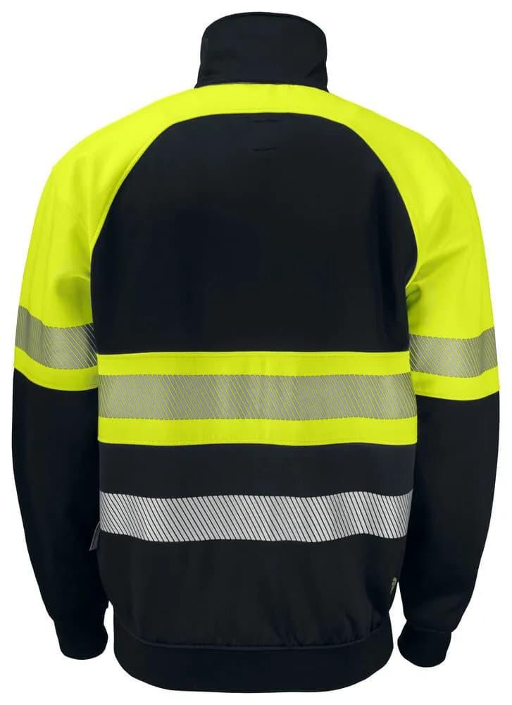 6120 SWEATSHIRT EN ISO 20471 KLASSE 1 - Gelb/Schwarz