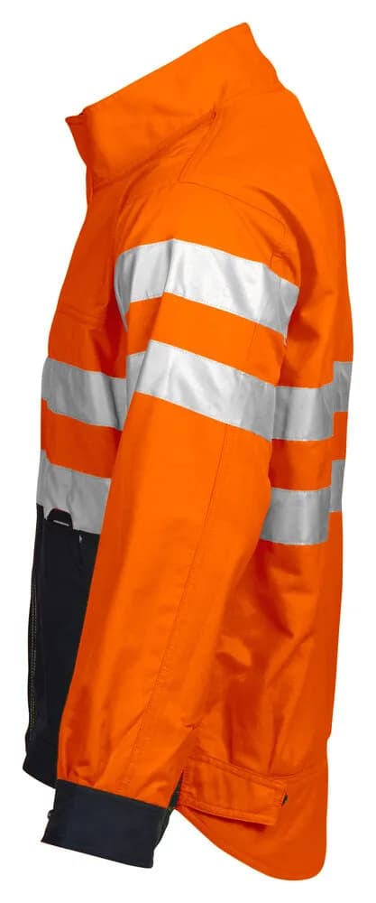 6401 JACKE EN ISO 20471 KLASSE 3 - Orange/Schwarz