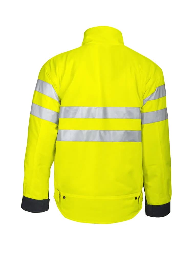 6407 GEFÜTTERTE JACKE EN ISO 20471 KLASSE 3 - Gelb/Schwarz