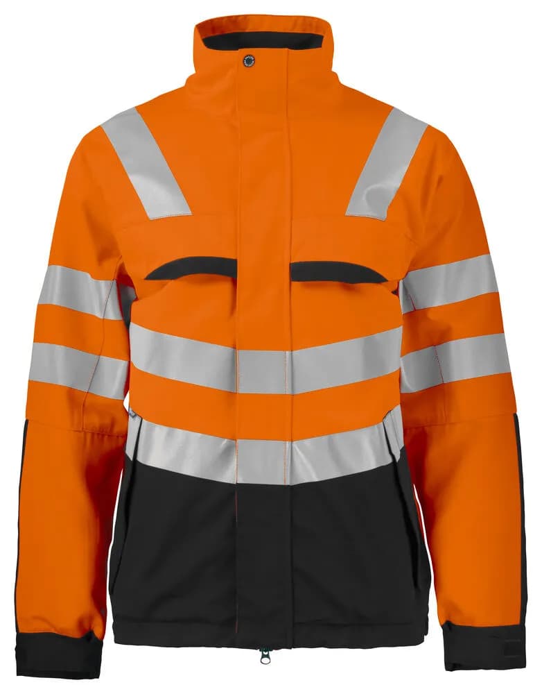 6415 JACKE EN ISO 20471 KLASSE 3/2 - Orange/Schwarz