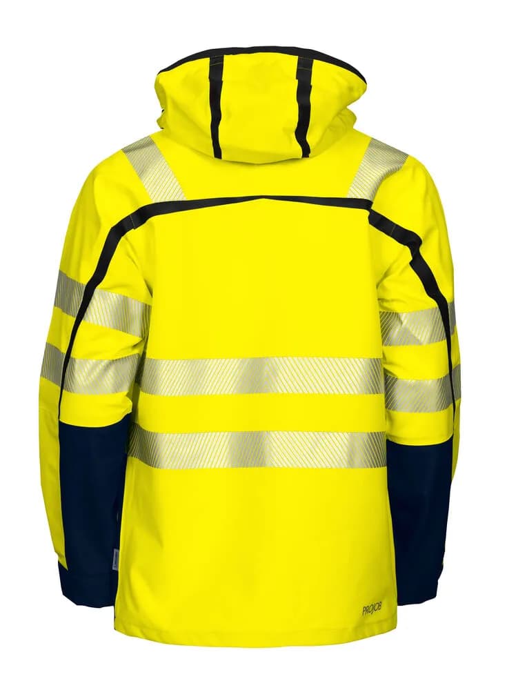 6417 FUNKTIONSJACKE EN ISO 20471 KLASSE 3/2 - Gelb/Marine