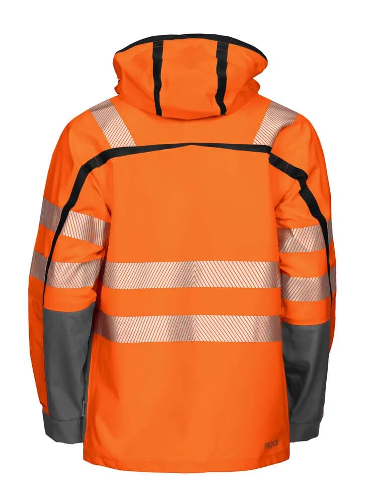 6417 FUNKTIONSJACKE EN ISO 20471 KLASSE 3/2 - Orange/Grau